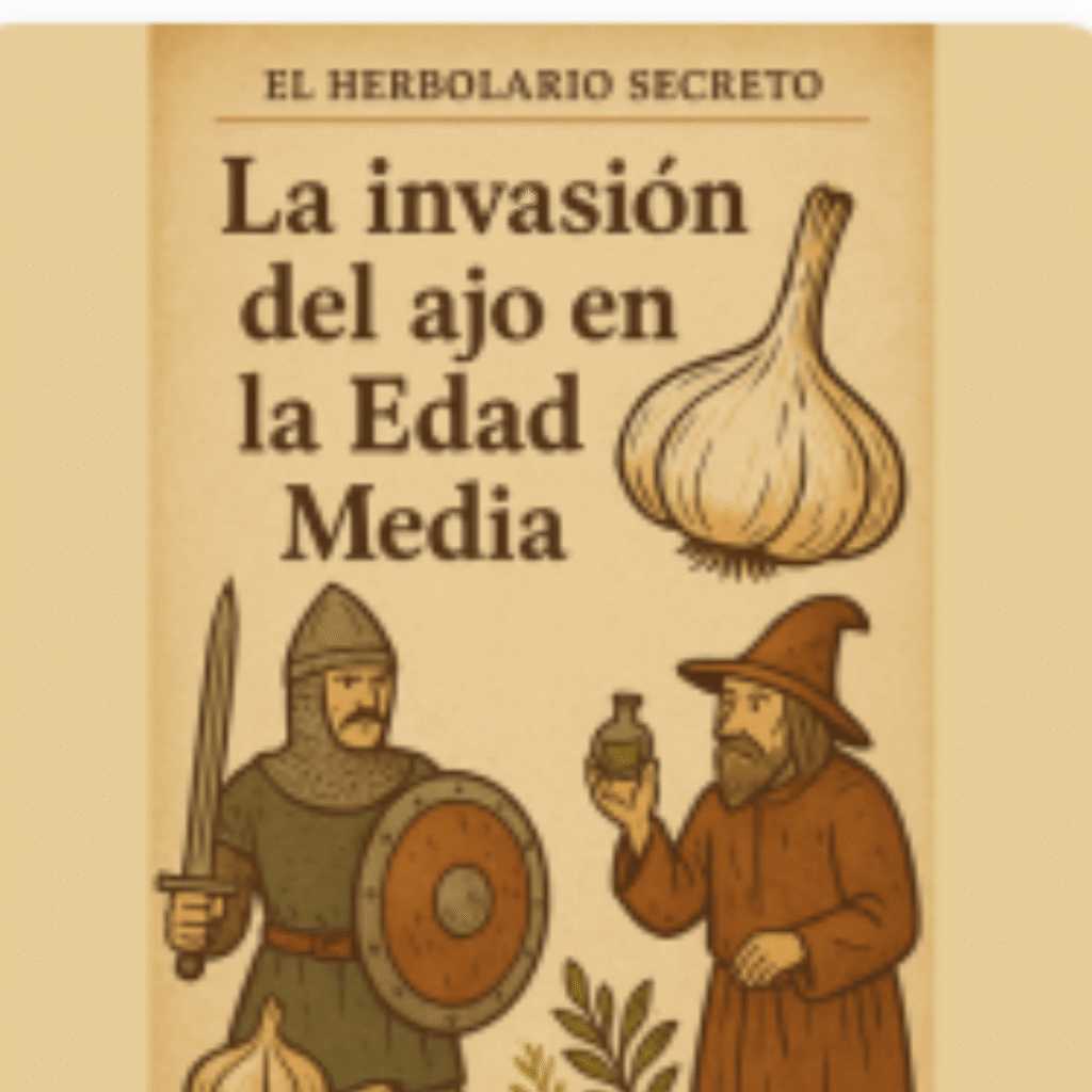 pagina noticiero antiguo sobre ajo en la edad media