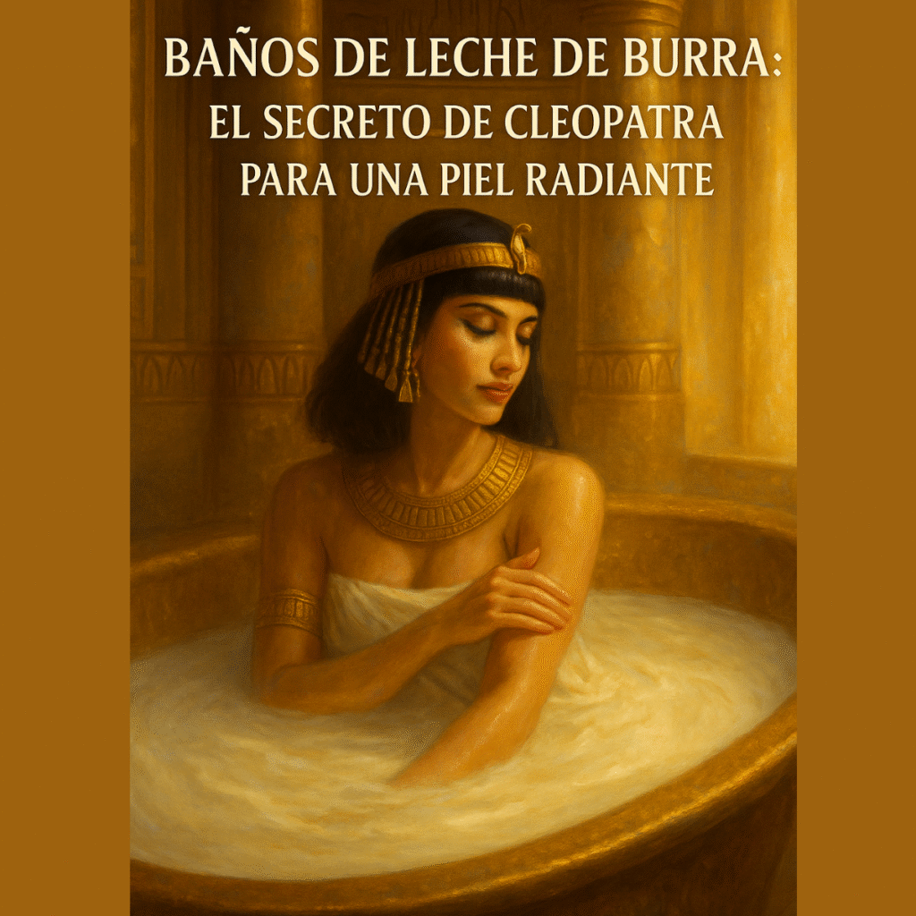 cartel cleopatra en leche de cabra