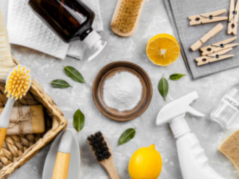 productos para limpieza natural desde arriba