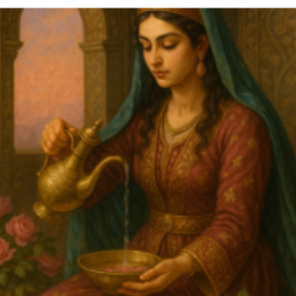 El secreto de las rosas en Persia: agua de rosas para una piel radiante y un aroma eterno