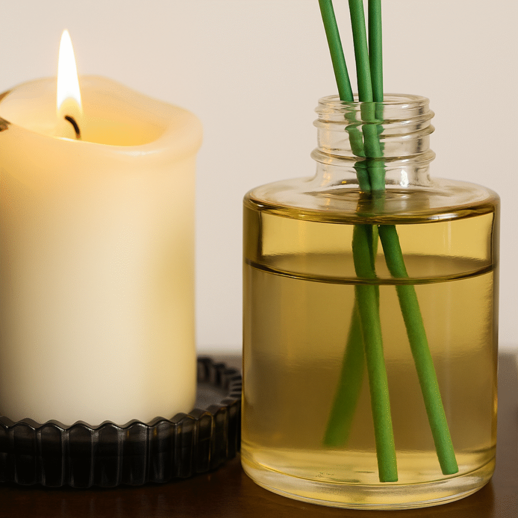 ambientador mikado casero con varillas