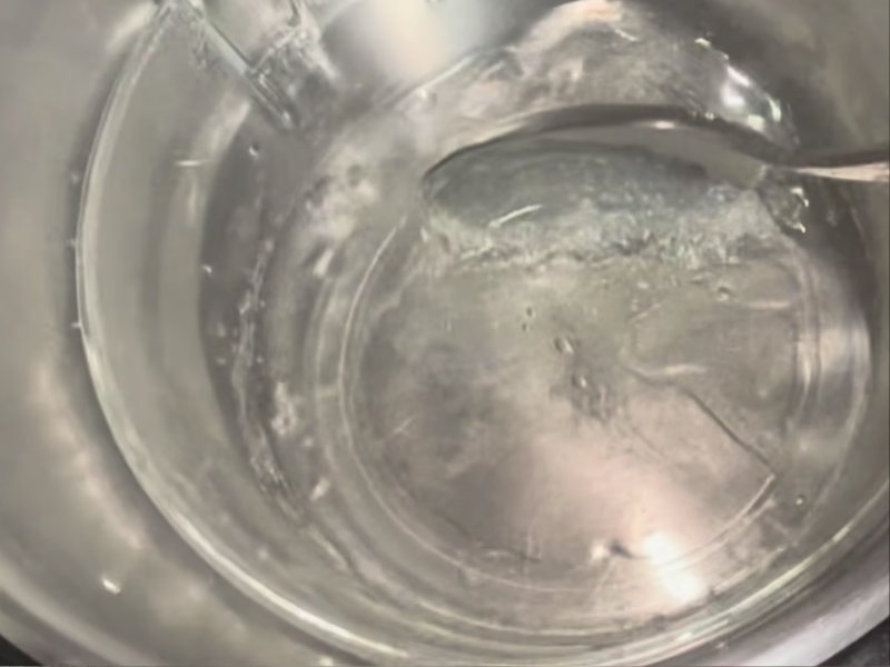 Base de glicerina derretida