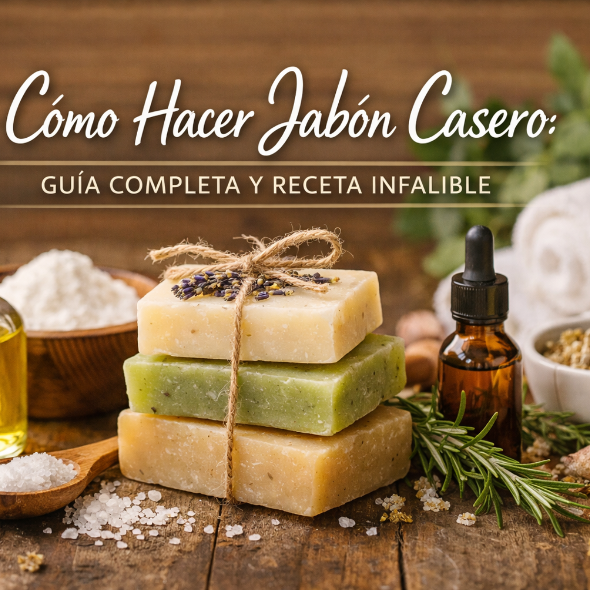 guía infalible para hacer jabón casero.