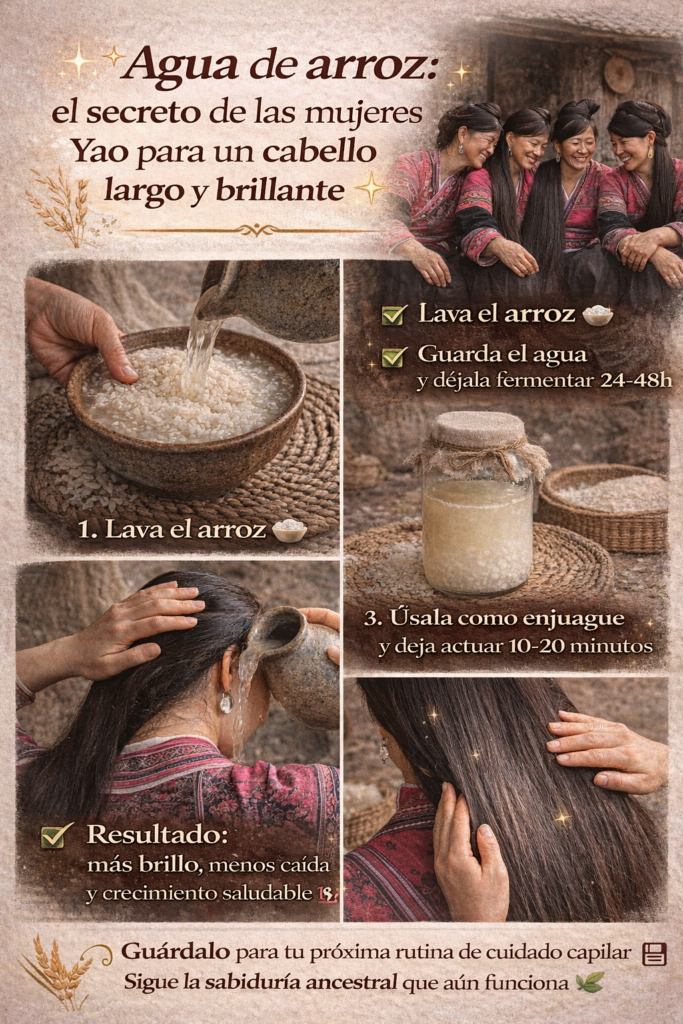 infografia agua de arroz fermentada