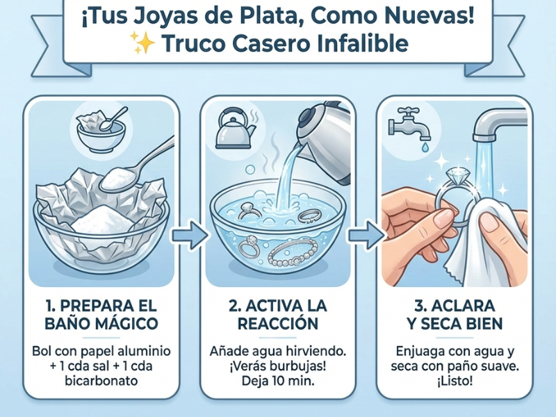 limpiar tu plata en casa