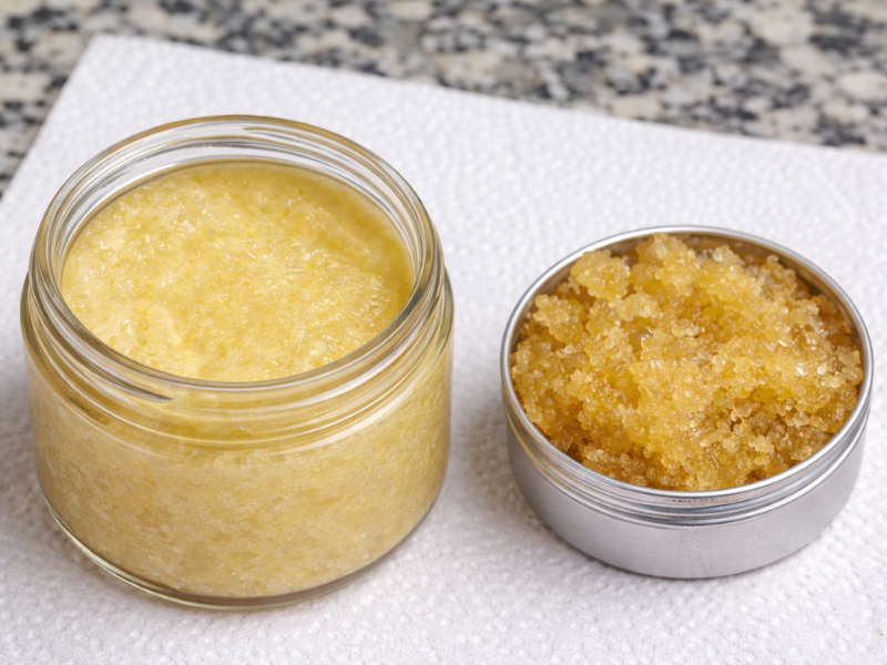 exfoliante labial casero