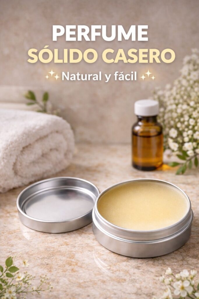 perfume solido casero