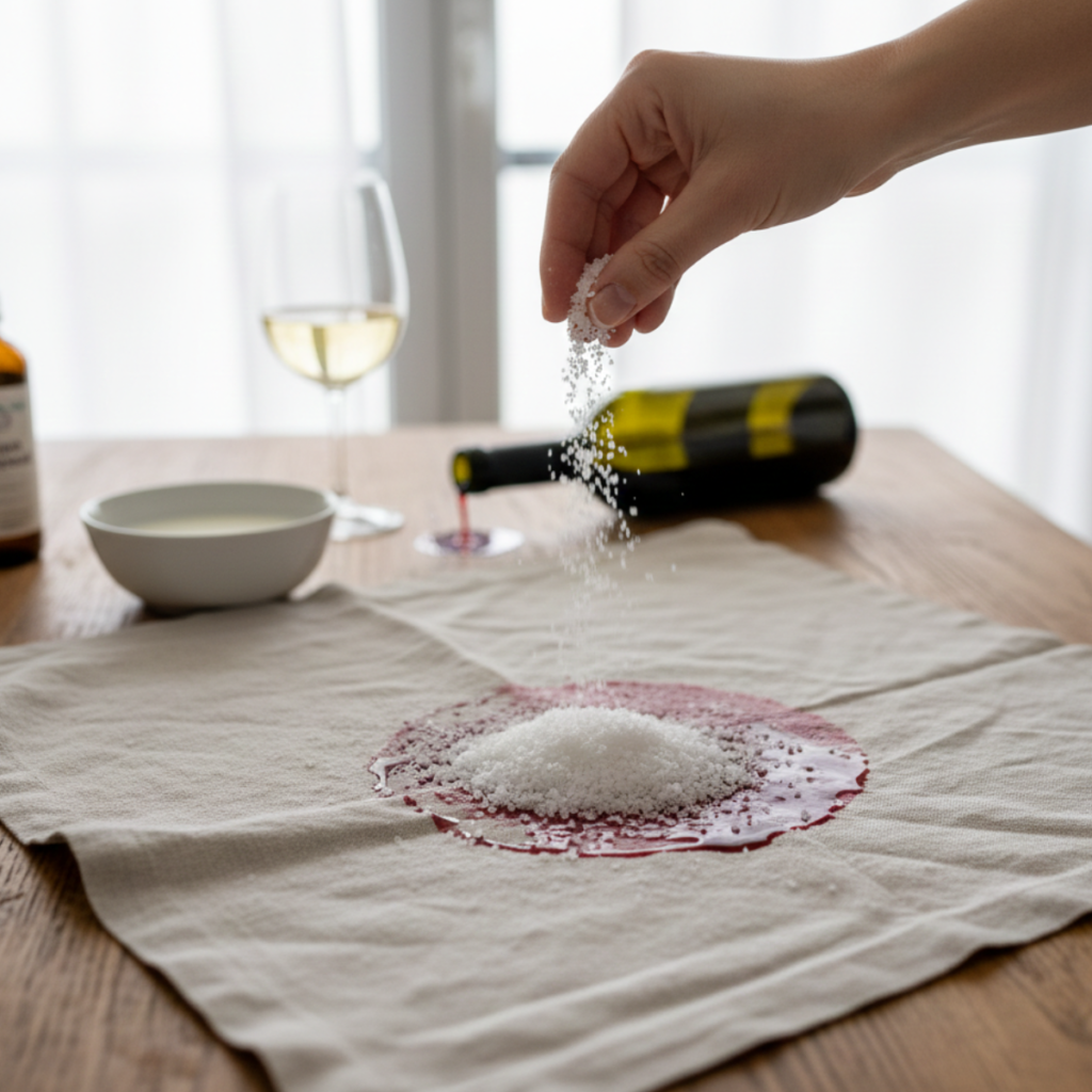 eliminar manchas de vino