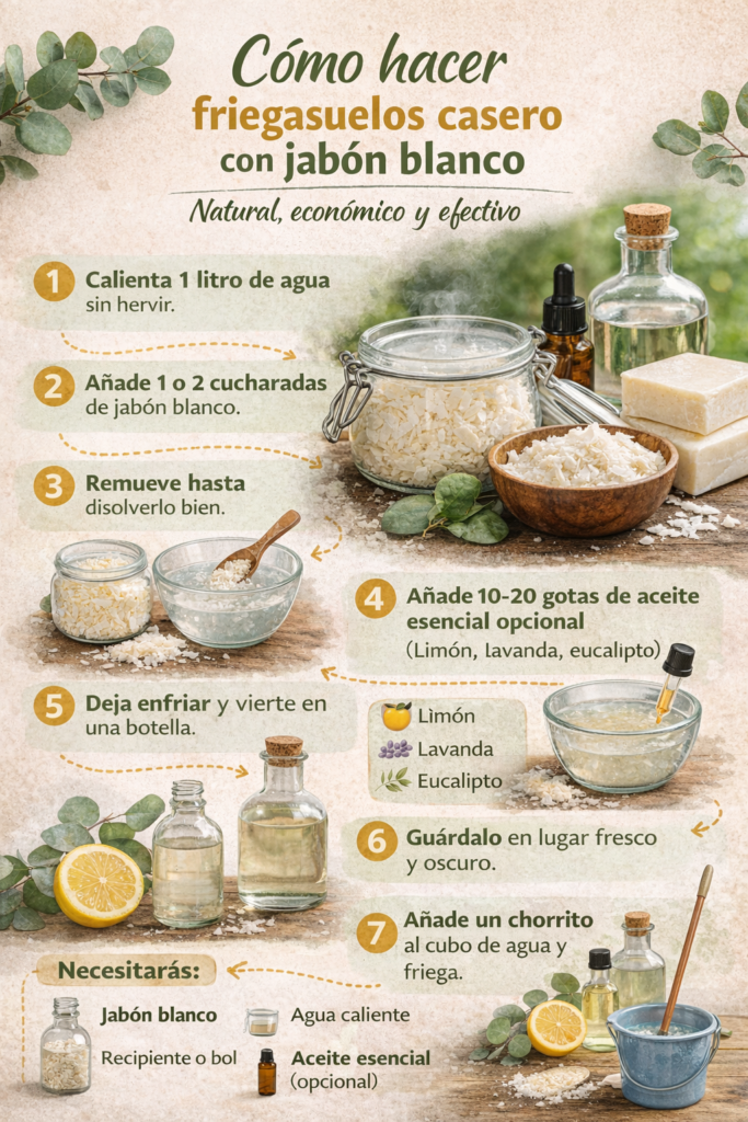 infografia friegasuelos casero infografia friegasuelos casero