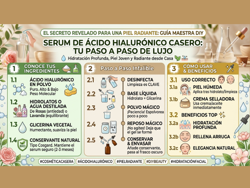 info hacer serum acido hialuronico