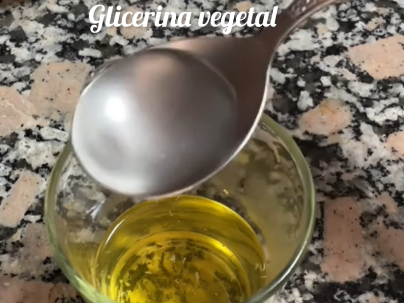 se añade la glicerina